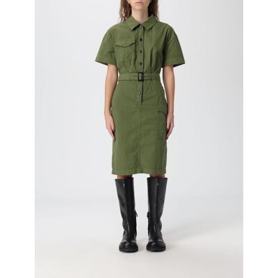 Woolrich Abito chemisier in cotone Verde Taglia S Woolrich Abito chemisier in cotone Verde Taglia S