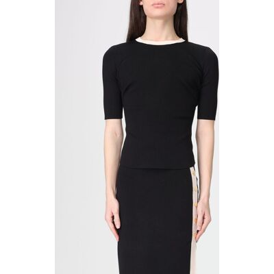 Elisabetta Franchi Top in maglia Nero Taglia 46 Elisabetta Franchi Top in maglia Nero Taglia 46