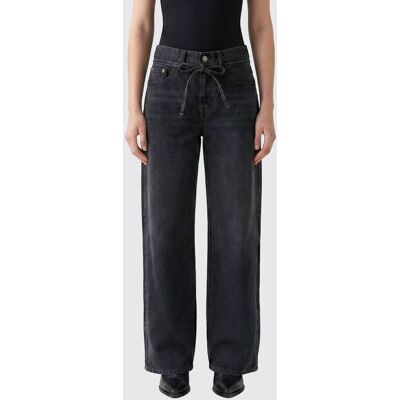 Levis Jeans XL Straight in denim Nero Taglia 25 Levis Jeans XL Straight in denim Nero Taglia 25