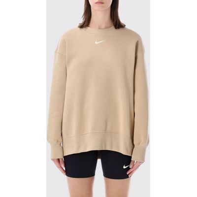 Nike Felpa girocollo in misto cotone Ecru Taglia XS Nike Felpa girocollo in misto cotone Ecru Taglia XS