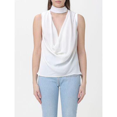 Elisabetta Franchi Top in viscosa Avorio Taglia 44 Elisabetta Franchi Top in viscosa Avorio Taglia 44