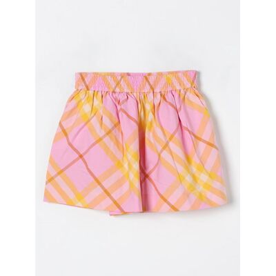 Burberry Pantaloncino check in cotone Rosa Taglia 12 Burberry Pantaloncino check in cotone Rosa Taglia 12