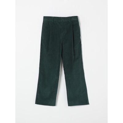 Burberry Pantalone Kids in velluto a coste Kaki Taglia 10 Burberry Pantalone Kids in velluto a coste Kaki Taglia 10