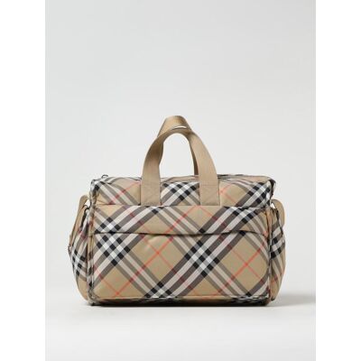 Burberry Diaper bag check in nylon Beige Taglia OS Burberry Diaper bag check in nylon Beige Taglia OS