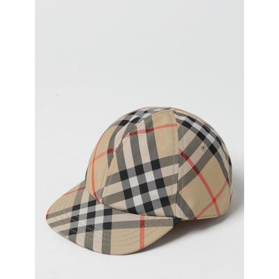 Burberry Cappello da baseball check in poliestere Beige Taglia 12 Burberry Cappello da baseball check in poliestere Beige Taglia 12