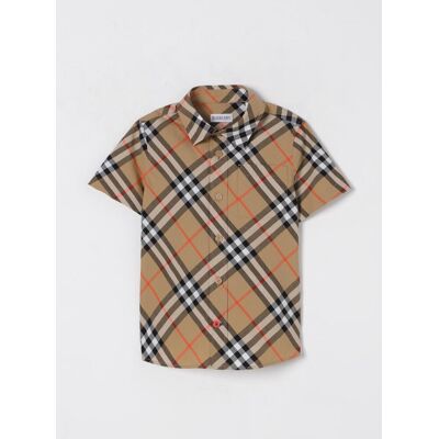 Burberry Camicia check in cotone Beige Taglia 10 Burberry Camicia check in cotone Beige Taglia 10