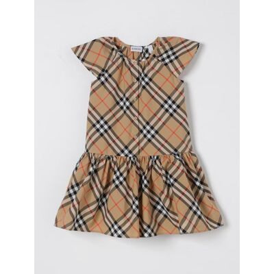 Burberry Abito in cotone check Beige Taglia 3 Burberry Abito in cotone check Beige Taglia 3