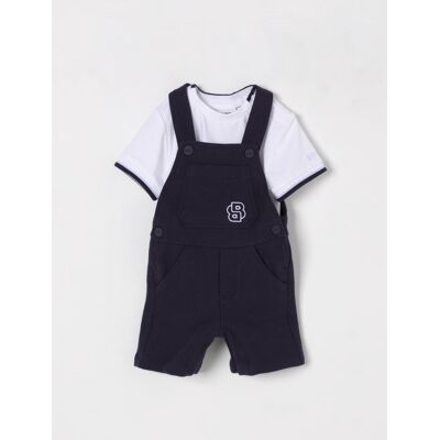 Boss Coordinato 2 pezzi salopette e t-shirt Blue Navy Taglia 12M Boss Coordinato 2 pezzi salopette e t-shirt Blue Navy Taglia 12M