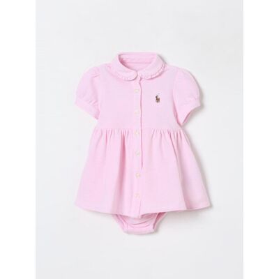 Ralph Lauren Abito a polo in cotone Rosa Taglia 12M Ralph Lauren Abito a polo in cotone Rosa Taglia 12M