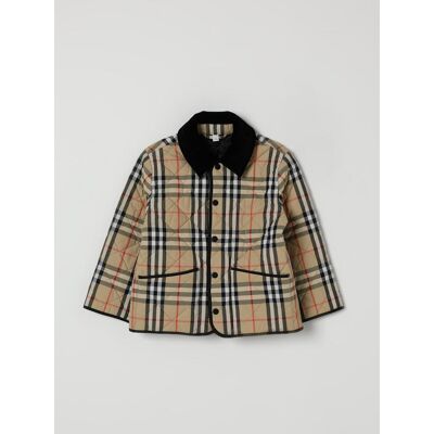Burberry Giacca in nylon check Beige Taglia 10 Burberry Giacca in nylon check Beige Taglia 10