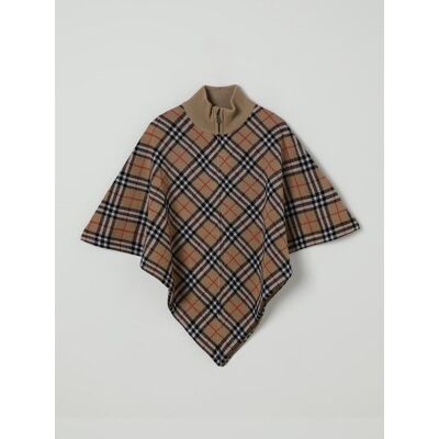 Burberry Cappa in lana check Beige Taglia L Burberry Cappa in lana check Beige Taglia L