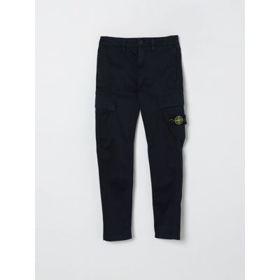 Stone Island Pantalone cargo in cotone stretch Blue Navy Taglia 8 Stone Island Pantalone cargo in cotone stretch Blue Navy Taglia 8