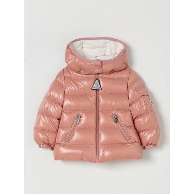 Moncler Piumino lucido con cappuccio Bady Rosa Taglia 6M Moncler Piumino lucido con cappuccio Bady Rosa Taglia 6M