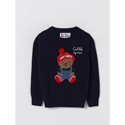 Mc2 Saint Barth Maglione Douglas cool bear Blue Taglia 6 Mc2 Saint Barth Maglione Douglas cool bear Blue Taglia 6