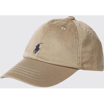 Ralph Lauren Cappello in cotone con logo ricamato Beige Taglia OS Ralph Lauren Cappello in cotone con logo ricamato Beige Taglia OS