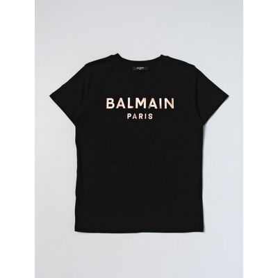 Balmain T-shirt Kids in cotone Nero Taglia 10 Balmain T-shirt Kids in cotone Nero Taglia 10