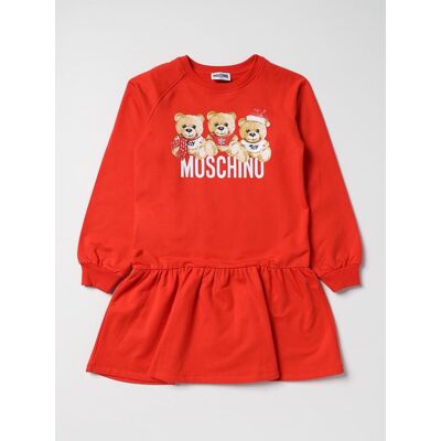 Moschino Abito in cotone con stampa Teddy Bear Kid Rosso Taglia 12 Moschino Abito in cotone con stampa Teddy Bear Kid Rosso Taglia 12