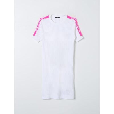 Balmain Abito in maglia a coste Kids Bianco Taglia 14 Balmain Abito in maglia a coste Kids Bianco Taglia 14