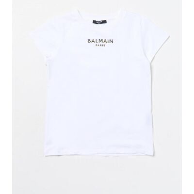 Balmain T-shirt basic Kids Bianco Taglia 8 Balmain T-shirt basic Kids Bianco Taglia 8