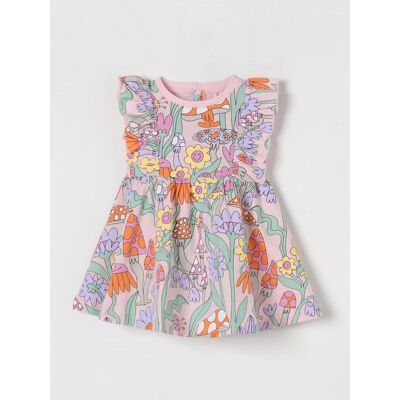 Stella McCartney Abito in cotone con stampa grafica Fantasia Taglia 6M Stella McCartney Abito in cotone con stampa grafica Fantasia Taglia 6M
