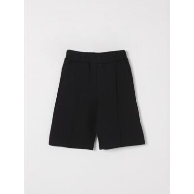 Balmain Pantaloncino jogging in cotone con logo Nero Taglia 13 Balmain Pantaloncino jogging in cotone con logo Nero Taglia 13