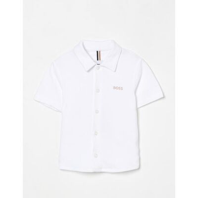 Boss Camicia in cotone Bianco Taglia 18M Boss Camicia in cotone Bianco Taglia 18M