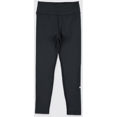 Nike Leggings in poliestere con logo Nero Taglia 8 Nike Leggings in poliestere con logo Nero Taglia 8