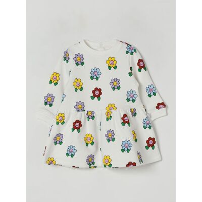 Stella McCartney Abito in cotone floreale Avorio Taglia 12M Stella McCartney Abito in cotone floreale Avorio Taglia 12M