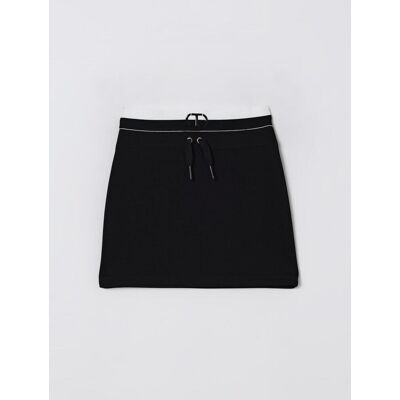 Twinset Gonna jogging in misto viscosa Nero Taglia 16 Twinset Gonna jogging in misto viscosa Nero Taglia 16