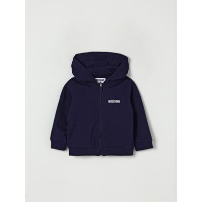 Moschino Felpa con cappuccio Teddy Blue Taglia 9M Moschino Felpa con cappuccio Teddy Blue Taglia 9M
