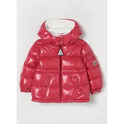 Moncler Piumino imbottito con cappuccio Rosso Taglia 24M Moncler Piumino imbottito con cappuccio Rosso Taglia 24M