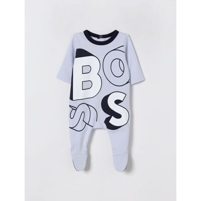Boss Tuta in cotone con maxi logo Cielo Taglia 1M Boss Tuta in cotone con maxi logo Cielo Taglia 1M