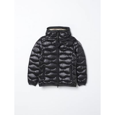 Blauer Piumino con cappuccio in nylon con logo Nero Taglia 8 Blauer Piumino con cappuccio in nylon con logo Nero Taglia 8