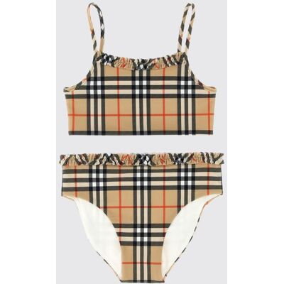Burberry Costume da bagno in nylon check Beige Taglia 8 Burberry Costume da bagno in nylon check Beige Taglia 8