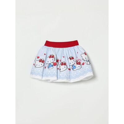 Monnalisa Gonna mini in cotone con stampa Fantasia Taglia 6 Monnalisa Gonna mini in cotone con stampa Fantasia Taglia 6