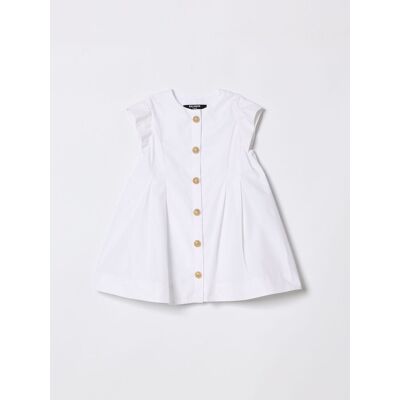 Balmain Abito in cotone Bianco Taglia 18M Balmain Abito in cotone Bianco Taglia 18M