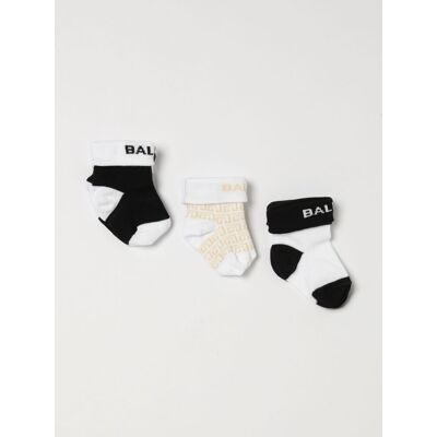Balmain Set 3 paia di calze in misto cotone Fantasia Taglia 2 Balmain Set 3 paia di calze in misto cotone Fantasia Taglia 2