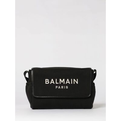 Balmain Diaper Bag in canvas di cotone Nero Taglia OS Balmain Diaper Bag in canvas di cotone Nero Taglia OS