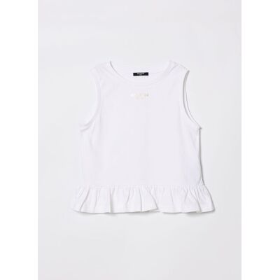 Balmain Canotta in cotone con logo Bianco Taglia 13 Balmain Canotta in cotone con logo Bianco Taglia 13