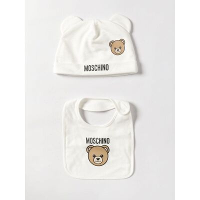 Moschino Set in cotone Teddy Bianco Taglia 2 Moschino Set in cotone Teddy Bianco Taglia 2