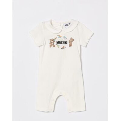 Moschino Tuta in cotone Bianco Taglia 3M Moschino Tuta in cotone Bianco Taglia 3M