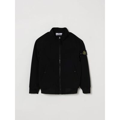 Stone Island Giubbotto in tessuto tecnico stretch Nero Taglia 8 Stone Island Giubbotto in tessuto tecnico stretch Nero Taglia 8