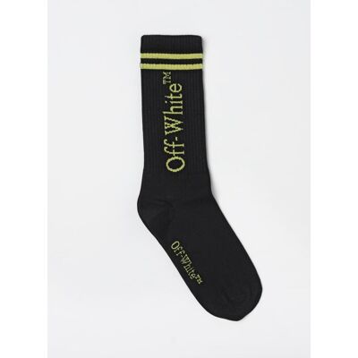 Off-White Kids Calze in cotone con logo Nero Taglia 3 Off-White Kids Calze in cotone con logo Nero Taglia 3