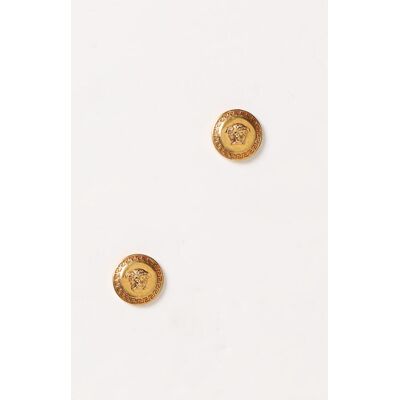 Versace Orecchini Medusa in ottone Oro Taglia OS Versace Orecchini Medusa in ottone Oro Taglia OS