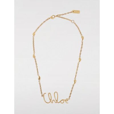 Chloé Collana Iconic in ottone Oro Taglia OS Chloé Collana Iconic in ottone Oro Taglia OS