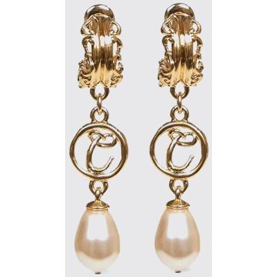 Chloé Orecchini Classy in ottone con perle sintetiche Oro Taglia OS Chloé Orecchini Classy in ottone con perle sintetiche Oro Taglia OS