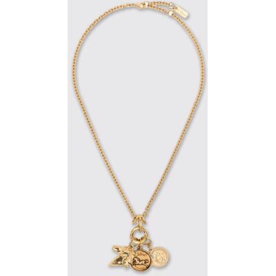 Chloé Collana in ottone con charms Oro Taglia OS Chloé Collana in ottone con charms Oro Taglia OS