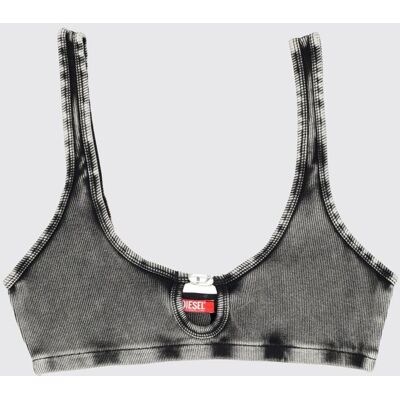 Diesel Reggiseno in cotone con logo florence-dnm Nero Taglia S Diesel Reggiseno in cotone con logo florence-dnm Nero Taglia S