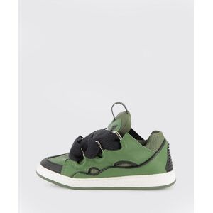 Lanvin Sneakers Curb in pelle e mesh Verde Taglia 38 Lanvin Sneakers Curb in pelle e mesh Verde Taglia 38