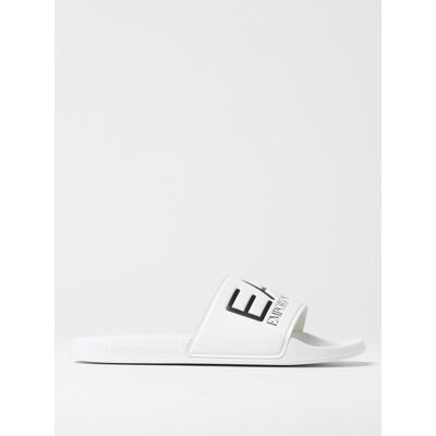 Ea7 Sliders in gomma con stampa logo Ghiaccio Taglia 39 Ea7 Sliders in gomma con stampa logo Ghiaccio Taglia 39